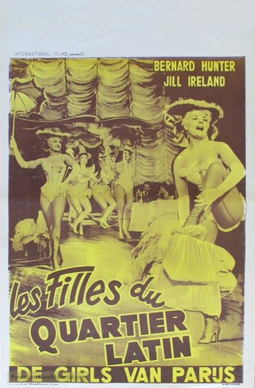 Girls of the Latin Quarter - Belgian Movie Poster