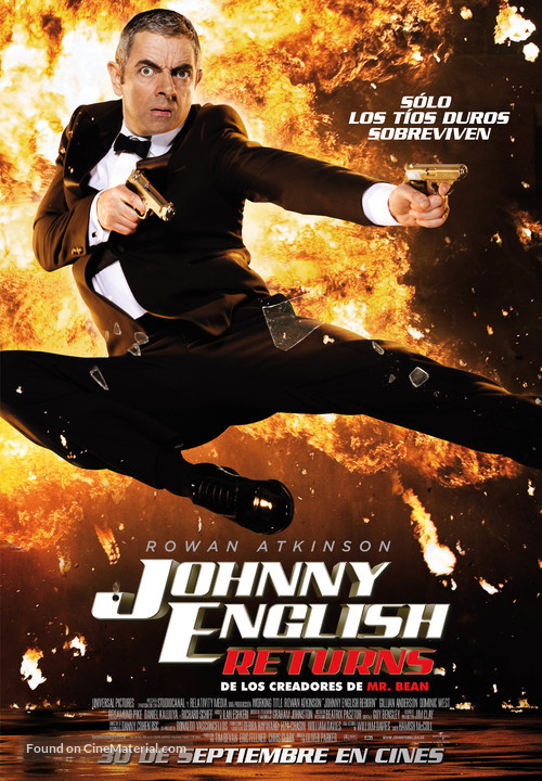 Johnny English Reborn - Spanish Movie Poster