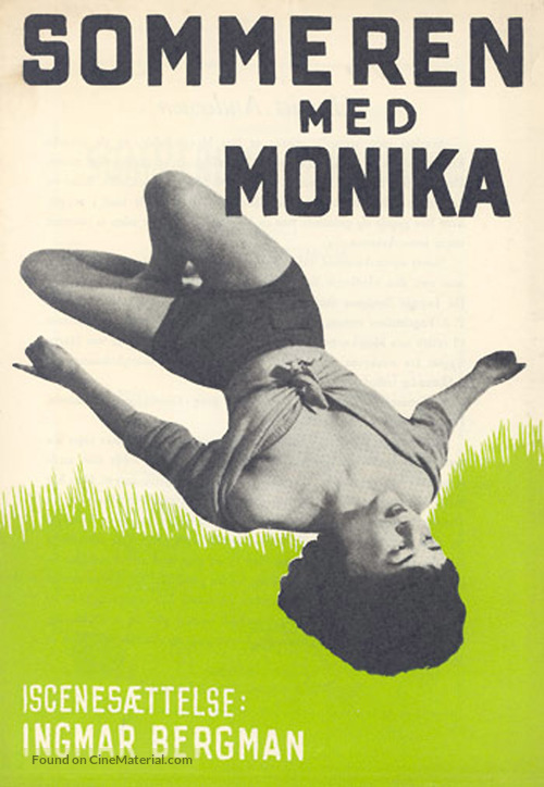 Sommaren med Monika - Danish Movie Poster
