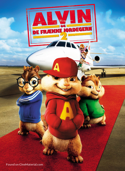 Alvin and the Chipmunks: The Squeakquel - Danish Movie Poster