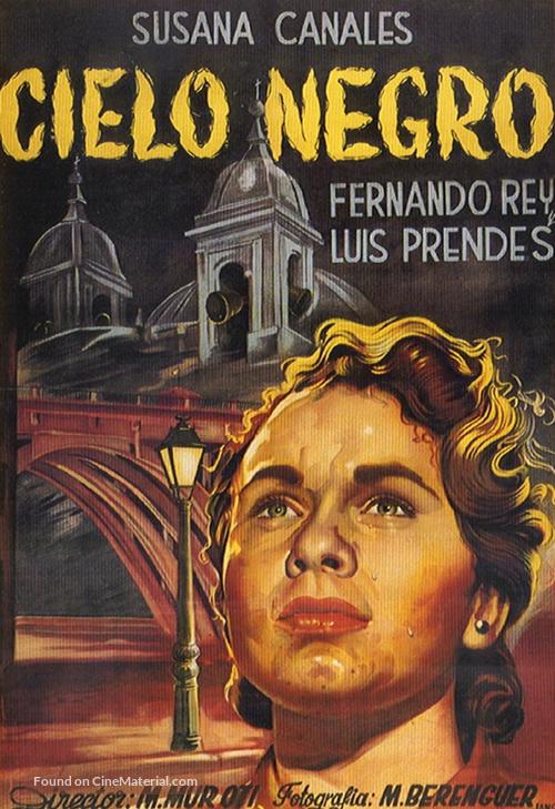 Cielo negro - Spanish Movie Poster