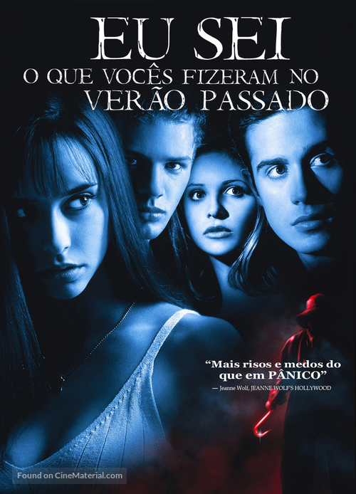 I Know What You Did Last Summer - Brazilian DVD movie cover