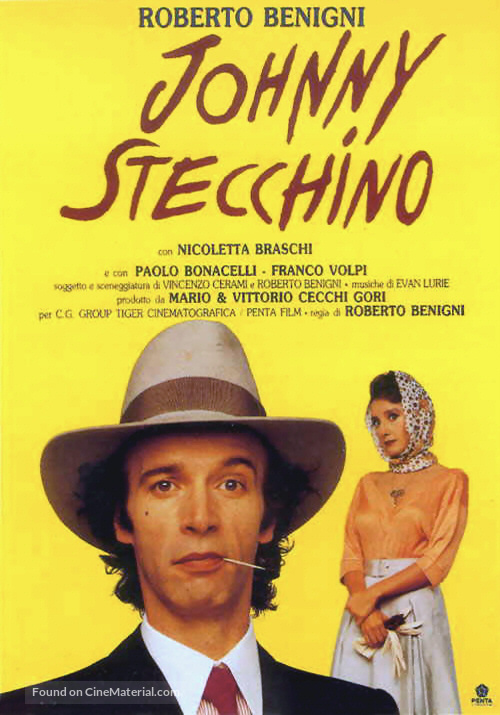 Johnny Stecchino - Italian Theatrical movie poster