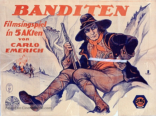 Die Banditen von Asni&egrave;res - German Movie Poster