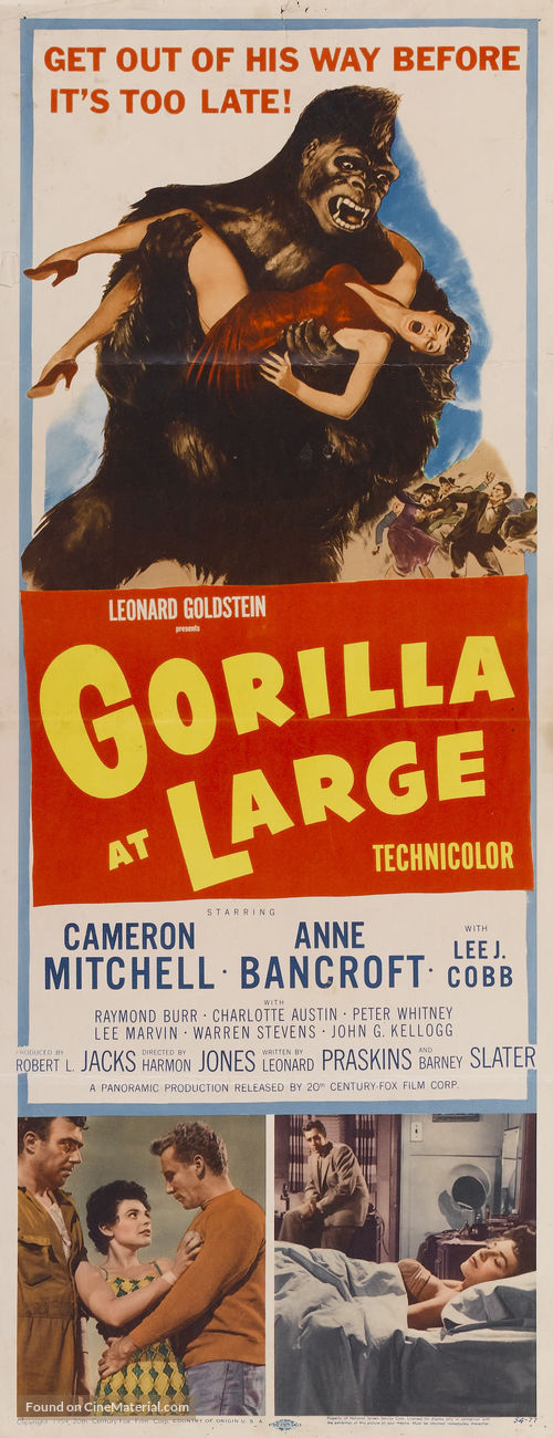 Gorilla at Large - Movie Poster