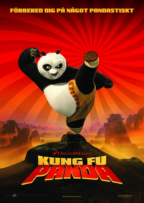 Kung Fu Panda - Swedish Movie Poster