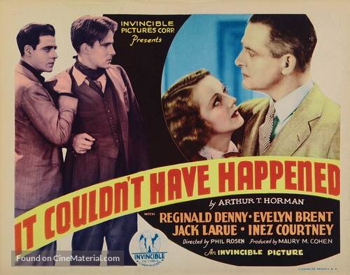 It Couldn&#039;t Have Happened - But It Did - Movie Poster