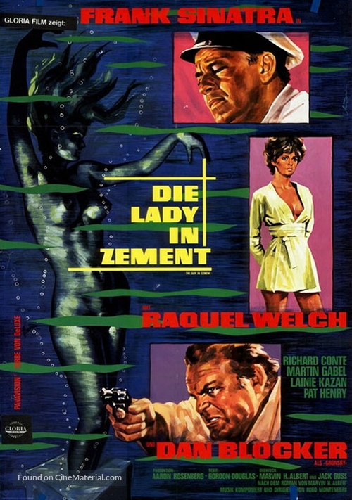 Lady in Cement - German Movie Poster