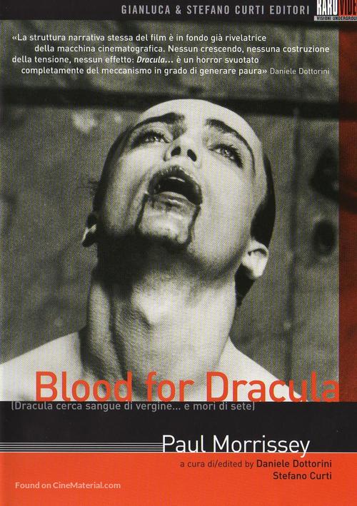 Blood for Dracula - Italian DVD movie cover