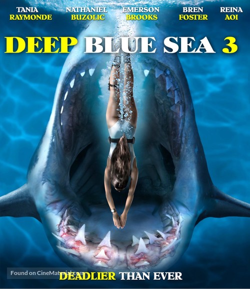 Deep Blue Sea 3 - Blu-Ray movie cover