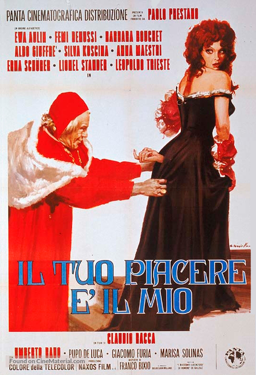 Il tuo piacere &egrave; il mio - Italian Movie Poster