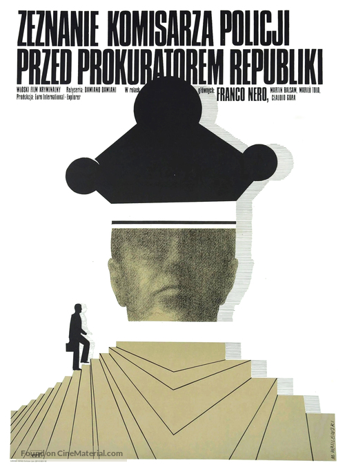 Confessione di un commissario di polizia al procuratore della repubblica - Polish Movie Poster