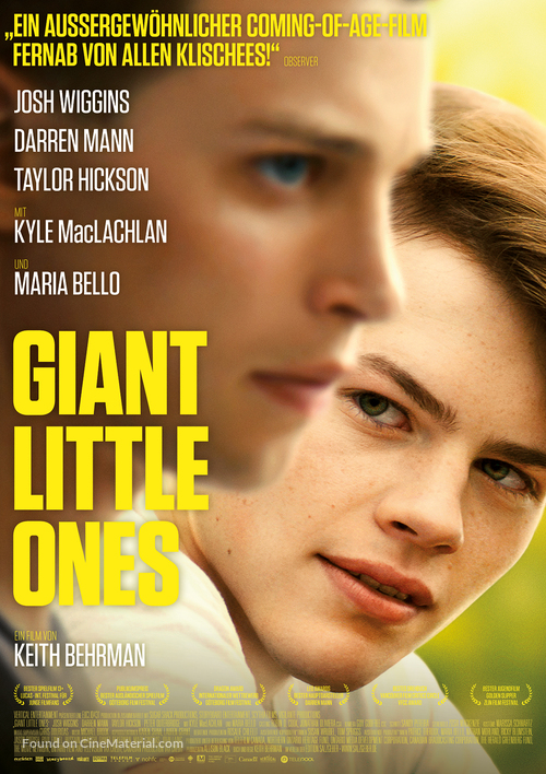 Giant Little Ones - German Movie Poster