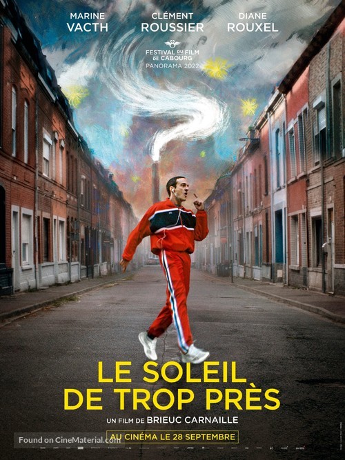 Le soleil de trop pr&egrave;s - French Movie Poster