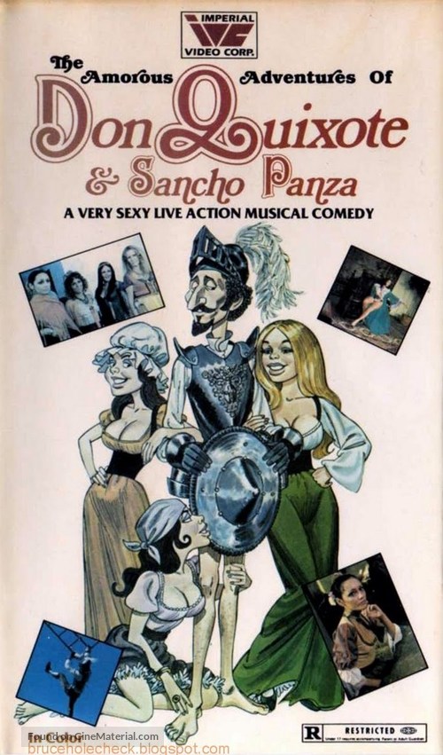 The Amorous Adventures of Don Quixote and Sancho Panza - VHS movie cover