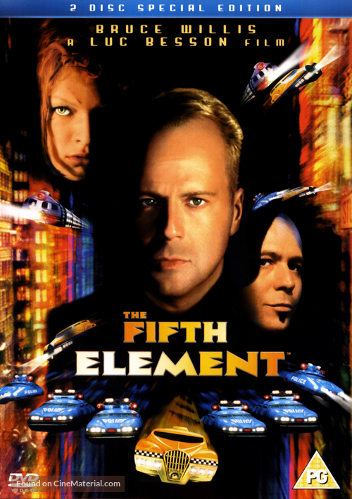 The Fifth Element - British DVD movie cover