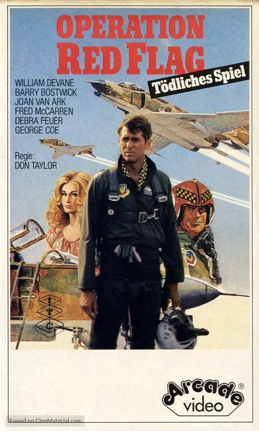 Red Flag The Ultimate Game (1981) German vhs movie cover