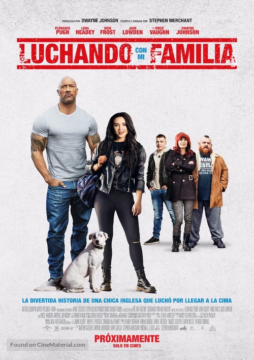 Fighting with My Family - Mexican Movie Poster