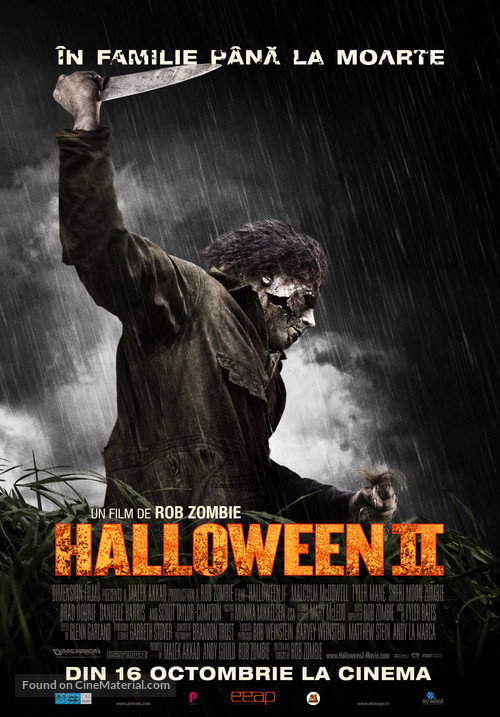 Halloween II - Romanian Movie Poster