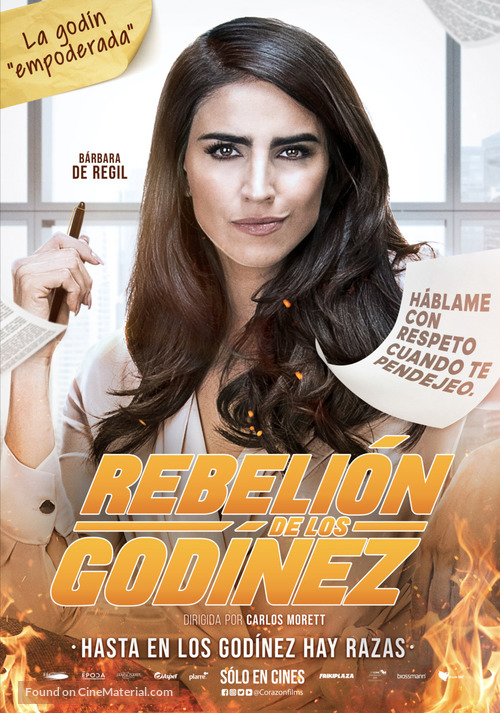 Rebeli&oacute;n de los God&iacute;nez - Mexican Movie Poster