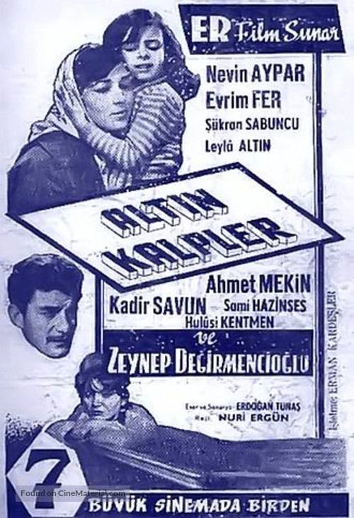 Altin kalpler - Turkish Movie Poster