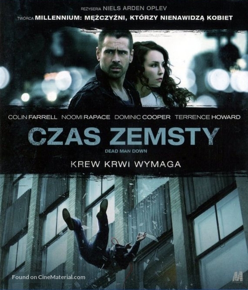 Dead Man Down - Polish Blu-Ray movie cover