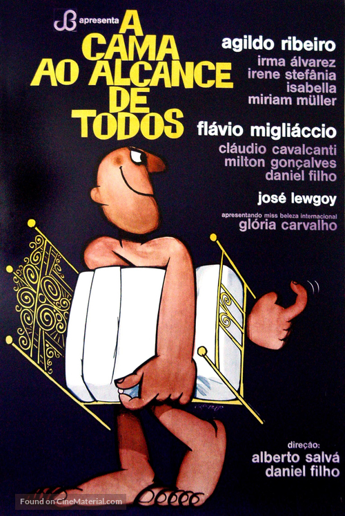 A Cama Ao Alcance de Todos - Brazilian Movie Poster