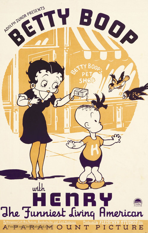 Betty Boop with Henry the Funniest Living American - Movie Poster