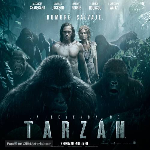 The Legend of Tarzan - Argentinian Movie Poster