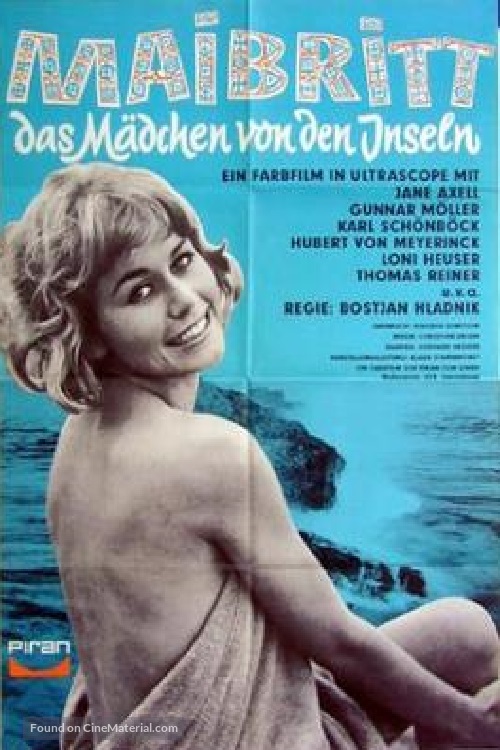 Maibritt, das M&auml;dchen von den Inseln - German Movie Poster