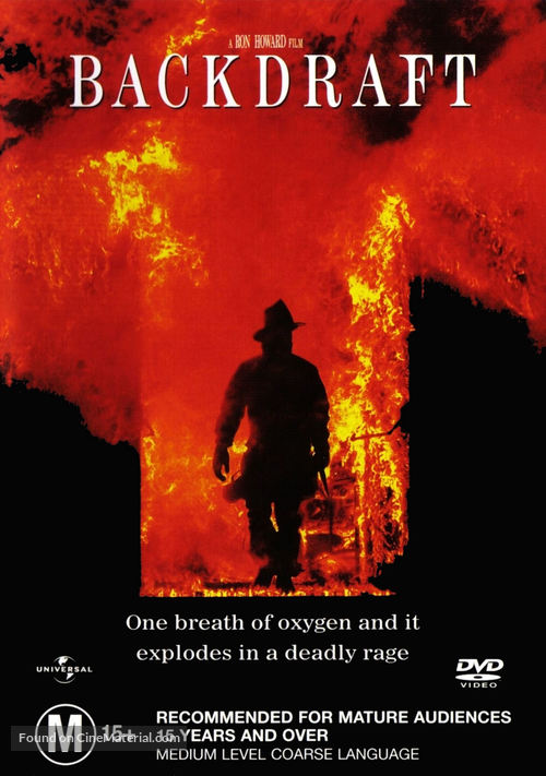 Backdraft - Australian DVD movie cover