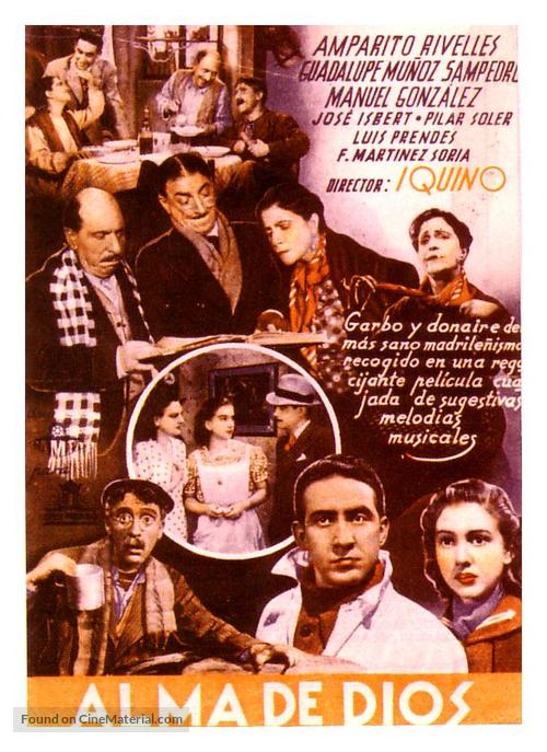 Alma de Dios - Spanish Movie Poster