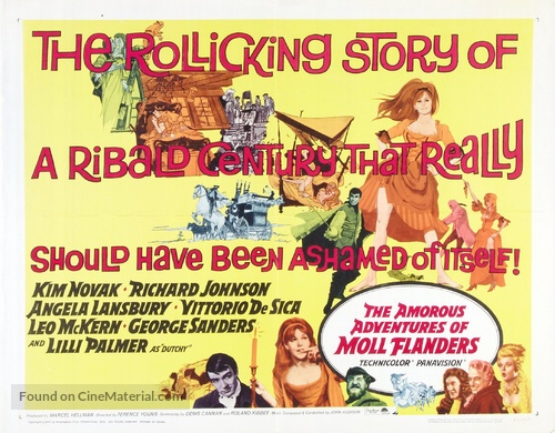 The Amorous Adventures of Moll Flanders - Movie Poster
