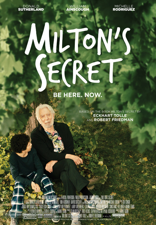 Milton&#039;s Secret - Canadian Movie Poster