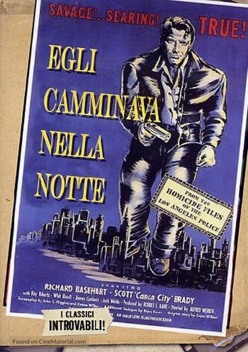 He Walked by Night - Italian DVD movie cover