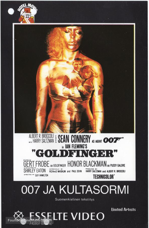 Goldfinger - Finnish Movie Poster