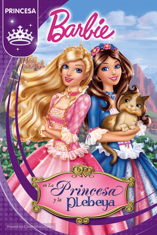 Barbie as the Princess and the Pauper - Mexican Movie Poster
