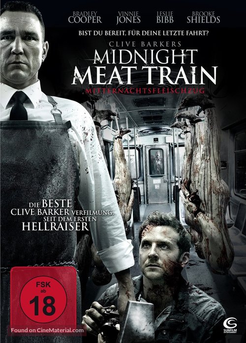 The Midnight Meat Train - German DVD movie cover