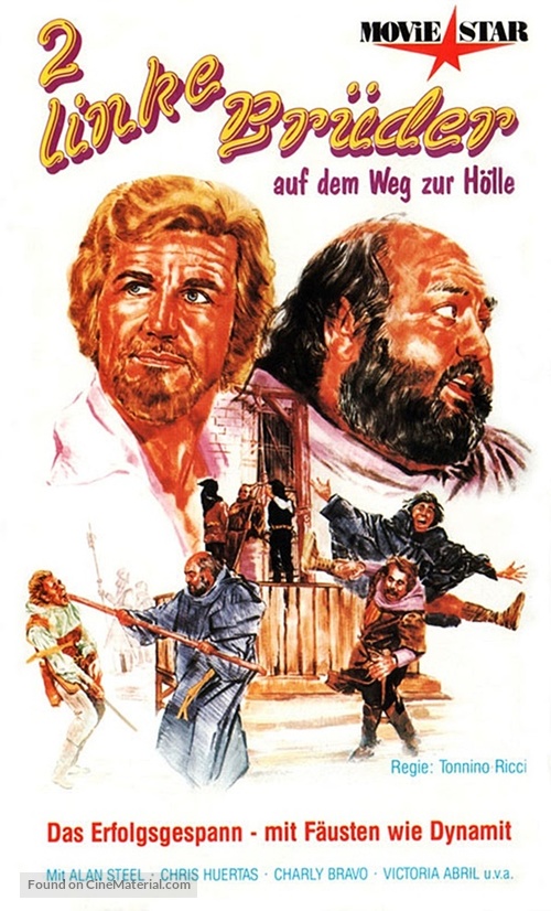 Storia di arcieri, pugni e occhi neri - German VHS movie cover