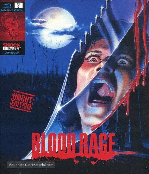 Blood Rage - Austrian Blu-Ray movie cover