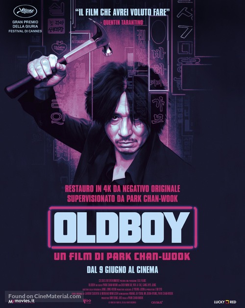 Oldboy - Italian Re-release movie poster
