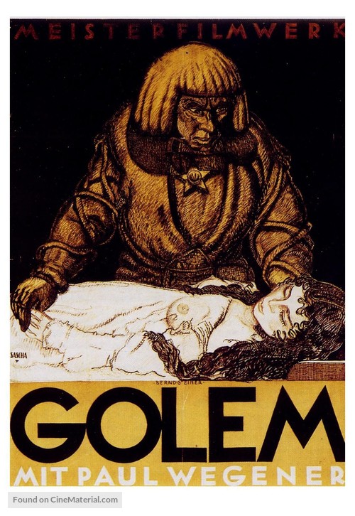 Der Golem, wie er in die Welt kam - German Movie Poster