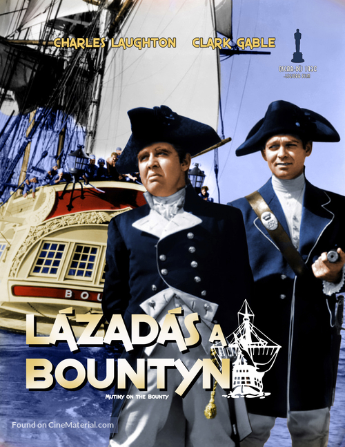 Mutiny on the Bounty - Hungarian Movie Poster