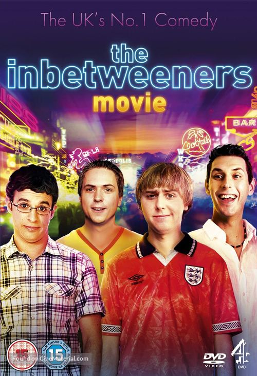 The Inbetweeners Movie - British DVD movie cover
