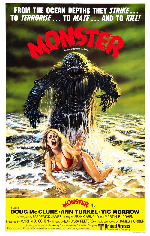 Humanoids from the Deep - Australian Movie Poster