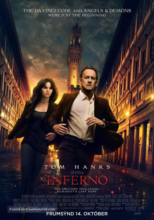 Inferno - Icelandic Movie Poster