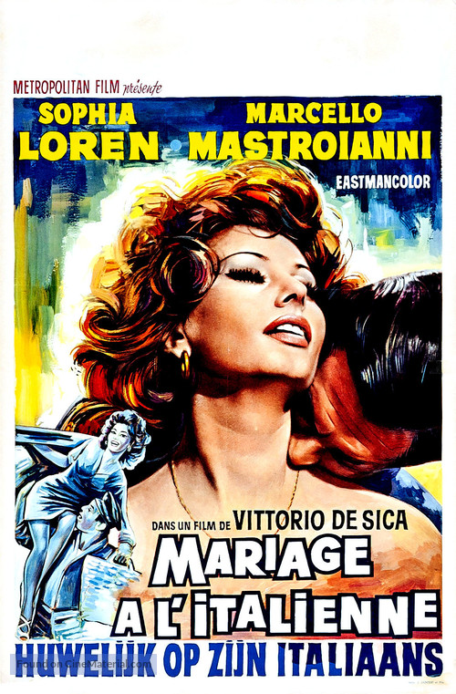 Matrimonio all&#039;italiana - Belgian Movie Poster