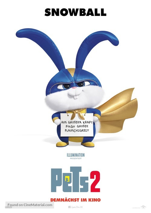 The Secret Life of Pets 2 - German Movie Poster