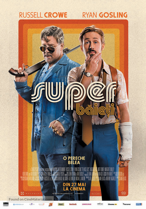 The Nice Guys - Romanian Movie Poster