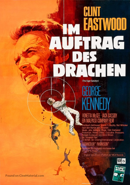 The Eiger Sanction - German Movie Poster